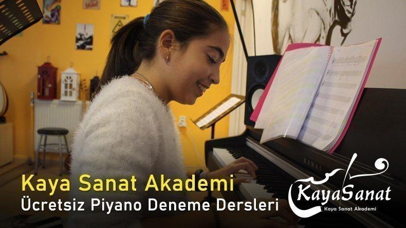 Kaya Sanat Akademi Ücretsiz Piyano Dersi