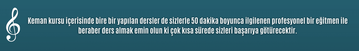 keman dersi