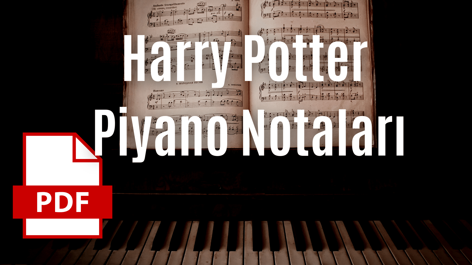 harry potter piyano notaları 