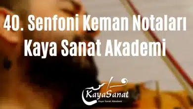 40.senfoni keman notaları