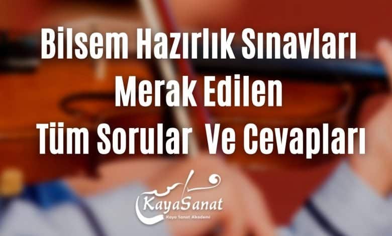 Bilsem Müzik Sınavı Hazırlık 2026