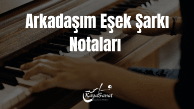 Arkadaşım Eşek Notaları (Melodika & Piyano)